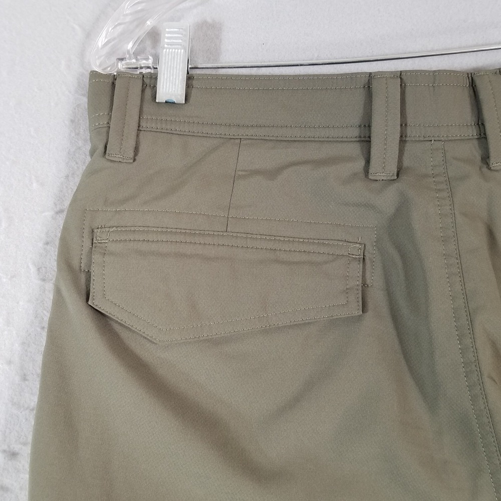 Solaris cargo shorts men's 34x 9 army green Dri-Fit Flex stretch outdoor fishing - Picture 7 of 13